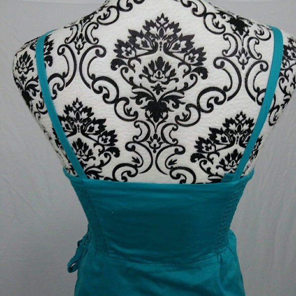 Free People Turquoise Peacock Dress - Picture 2 of 4